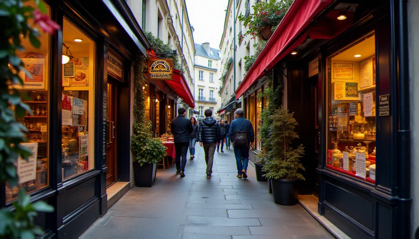 Rue animée du 10e arrondissement de Paris avec des restaurants abordables proposant des cuisines du monde à prix raisonnables